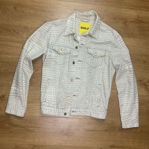 GOLF WANG ALBINO ALLIGATOR JACKET 🐊